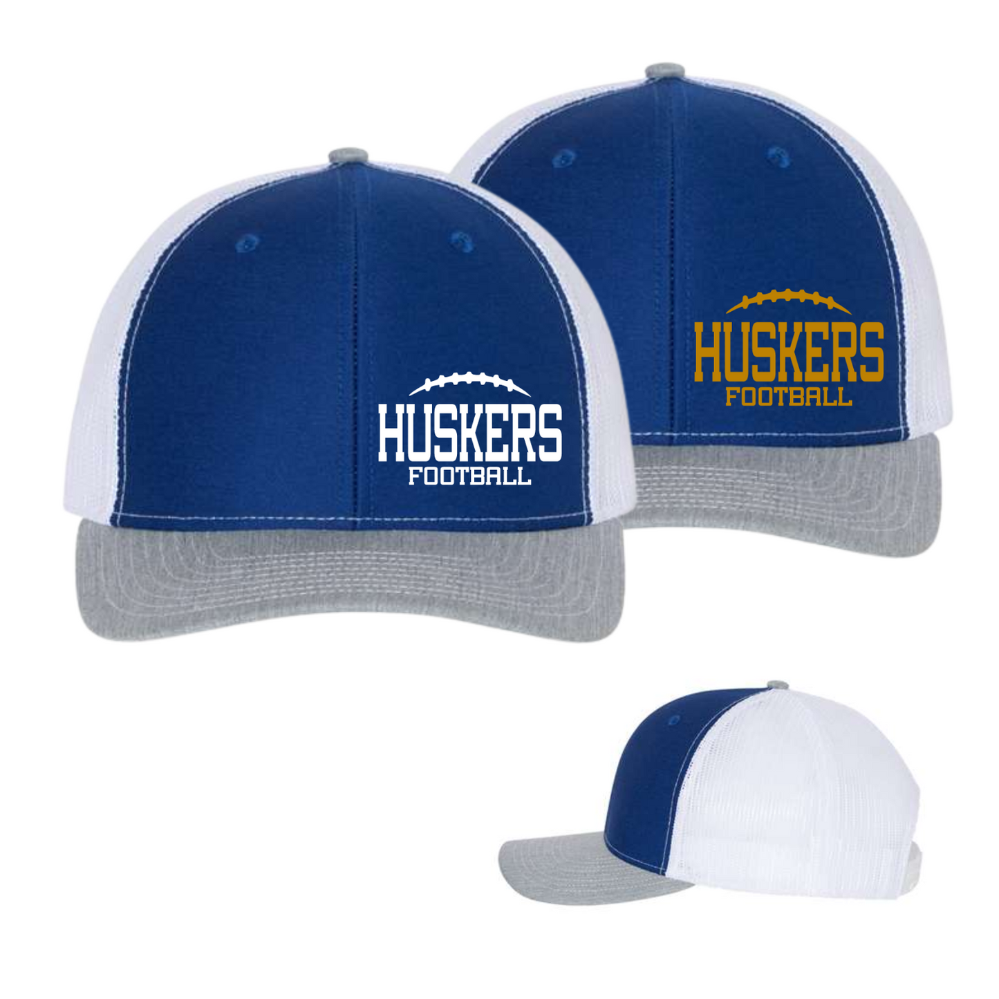 HUSKER FB HAT | TRI-COLOR
