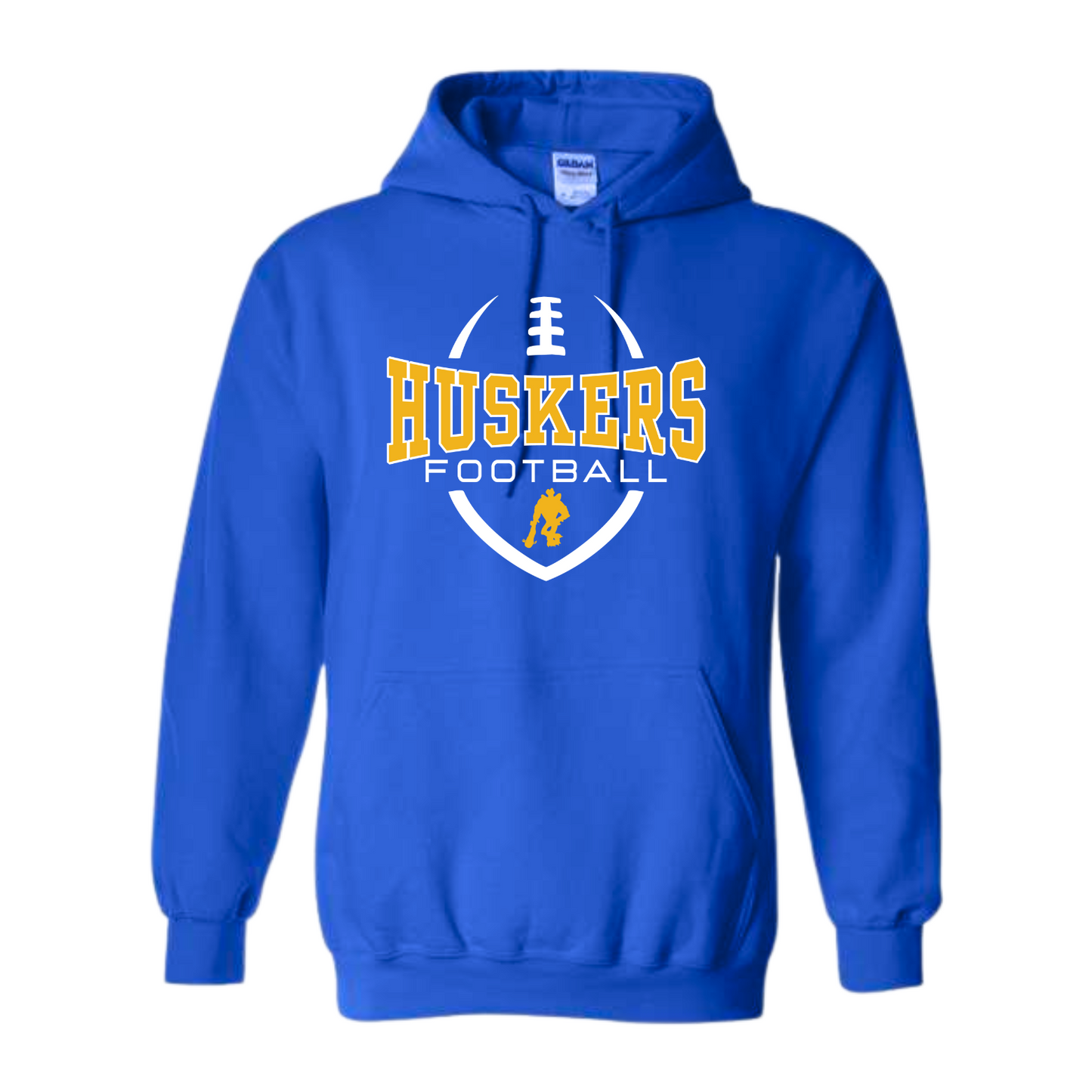 BLUE FOOTBALL HOODIE | ADULT
