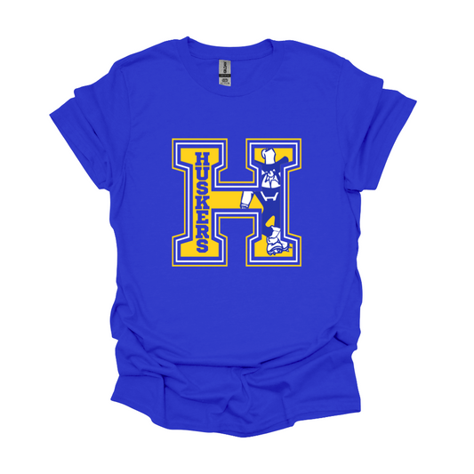 H FOR HUSKERS TEE