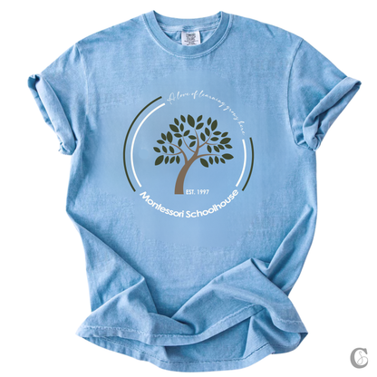 CIRCLE LOGO TEE | BLUE WASH