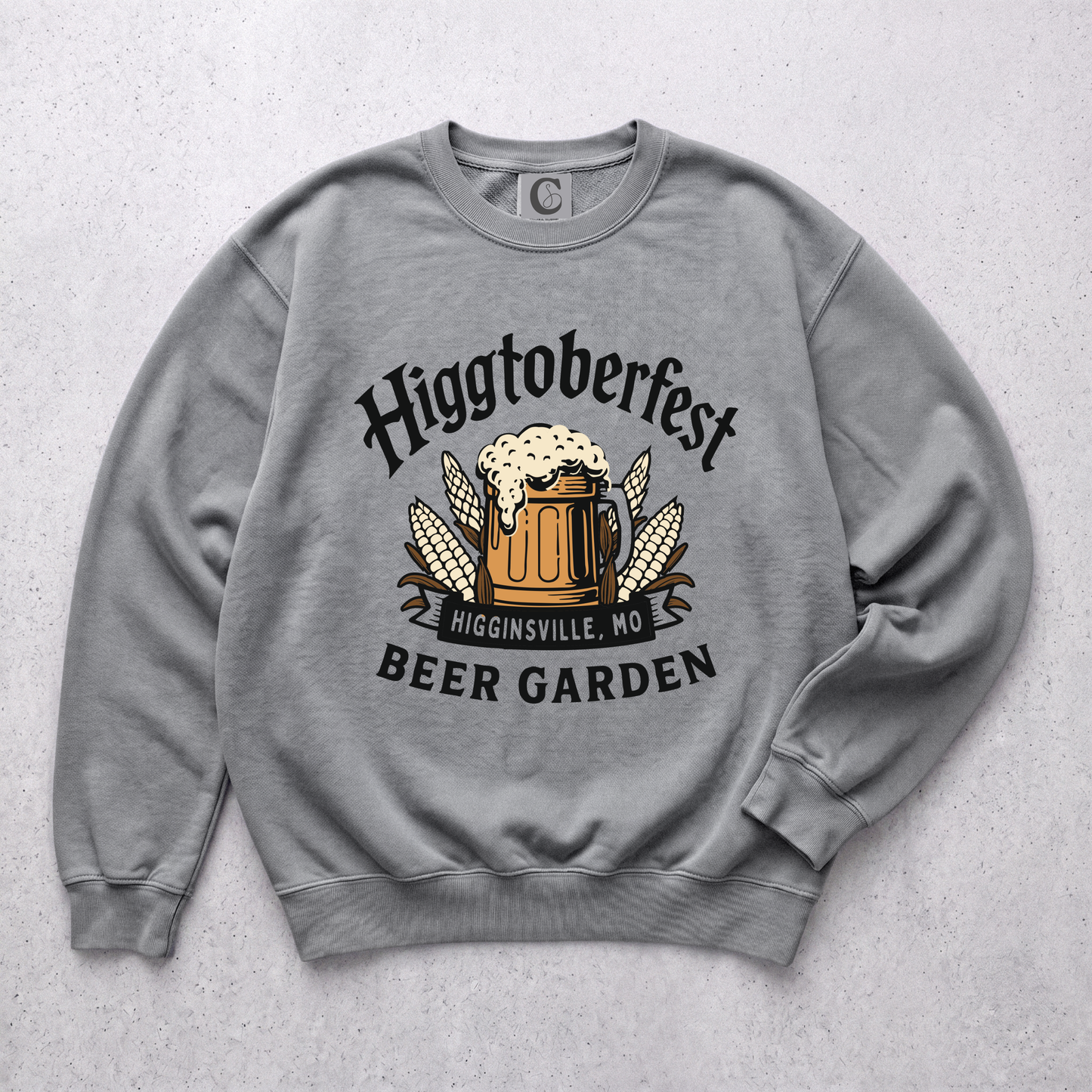 LARGE LOGO SWEATSHIRT | GREY
