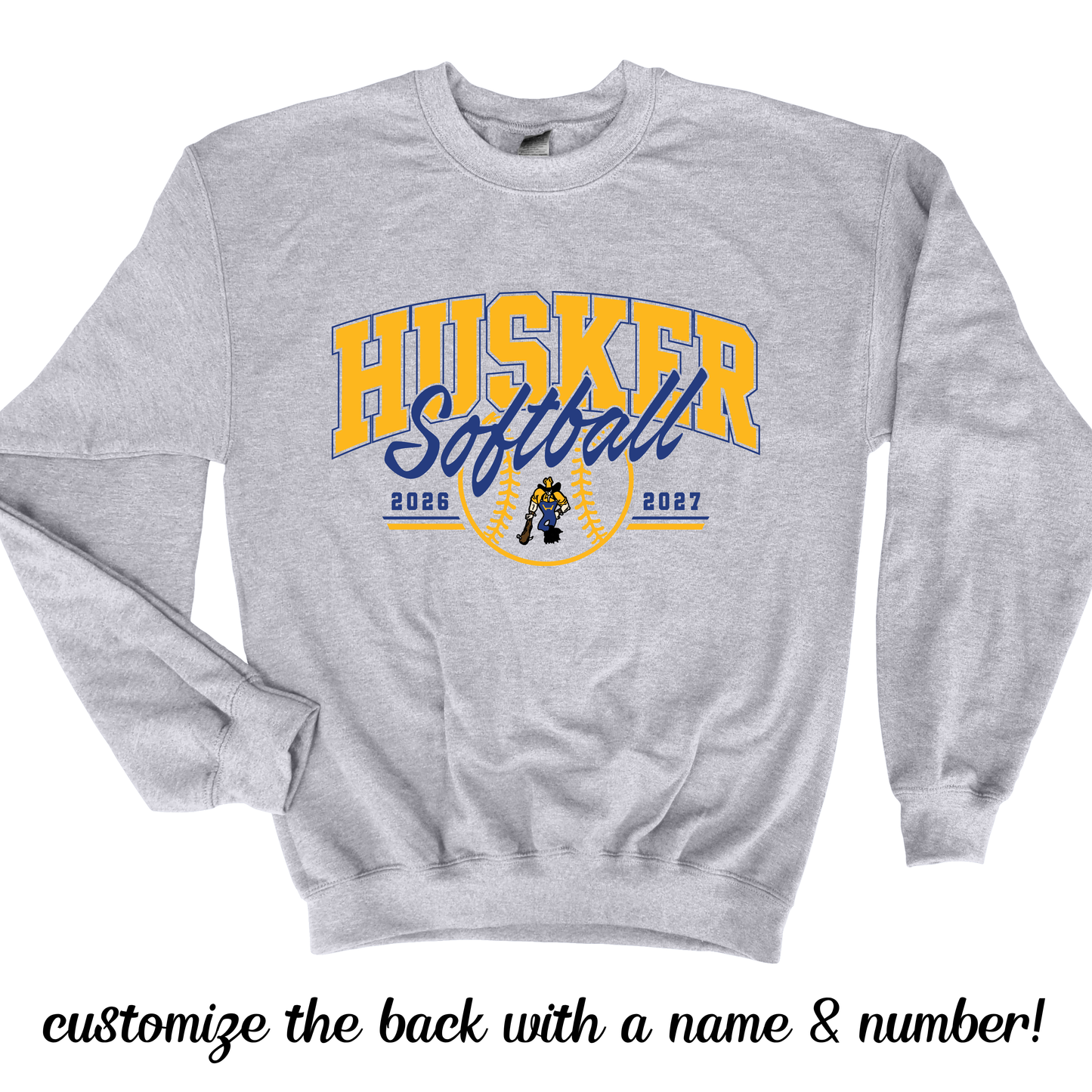 CLASSIC GREY SWEATSHIRT | CUSTOMIZABLE