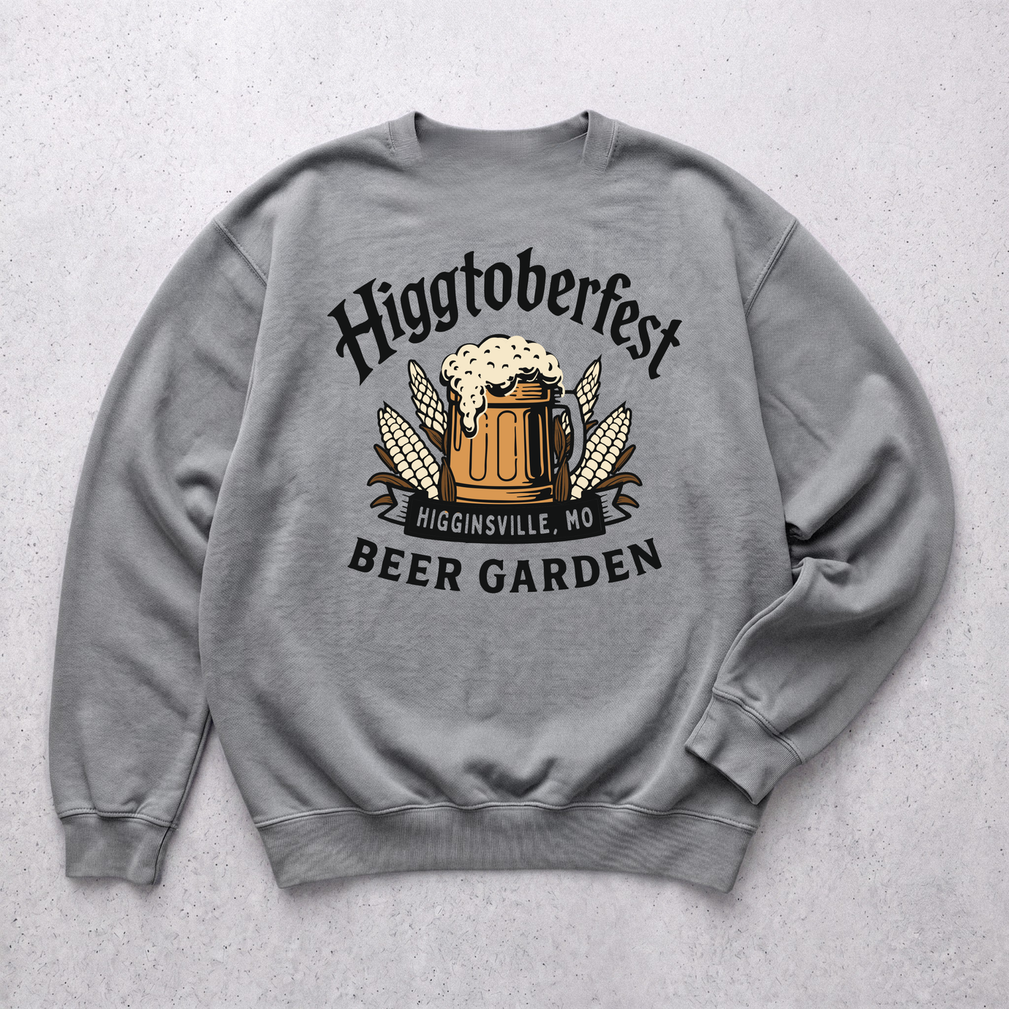 2 SIDED LOGO SWEATSHIRT | GREY
