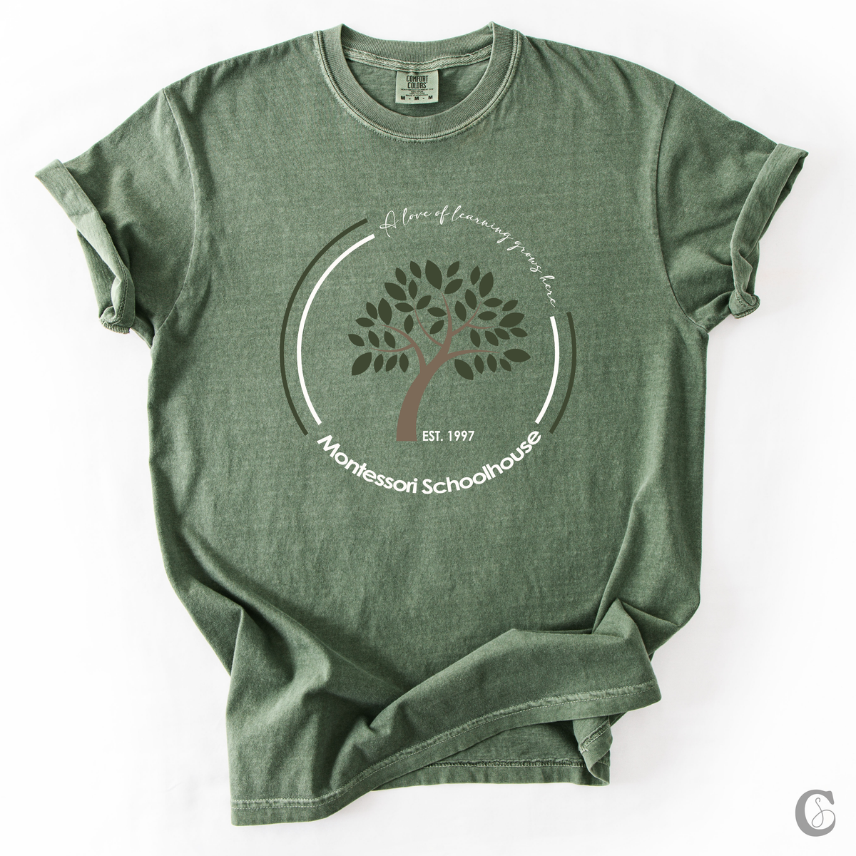 CIRCLE LOGO TEE | MOSS