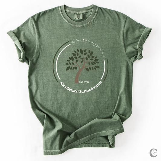 CIRCLE LOGO TEE | MOSS