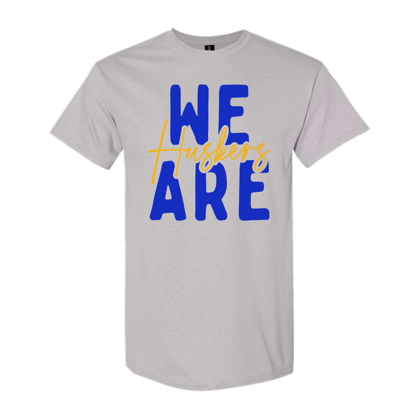GREY WE ARE HUSKERS TEE | ADULT