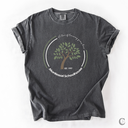 CIRCLE LOGO TEE | GRAY WASH