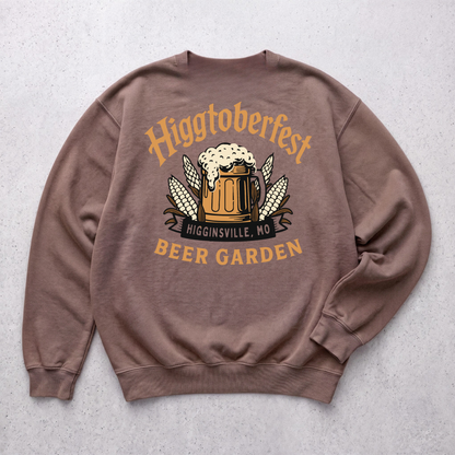 2 SIDED LOGO SWEATSHIRT | ESPRESSO