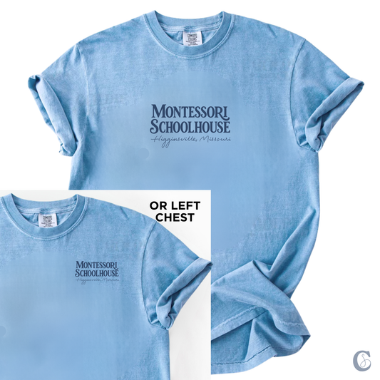 MONTESSORI CLASSIC TEE | BLUE WASH