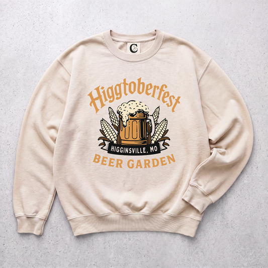 2 SIDED LOGO SWEATSHIRT | IVORY