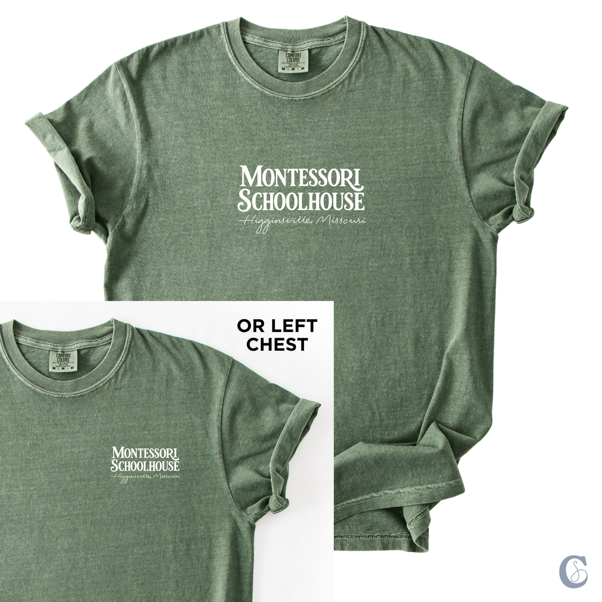 MONTESSORI CLASSIC TEE | MOSS
