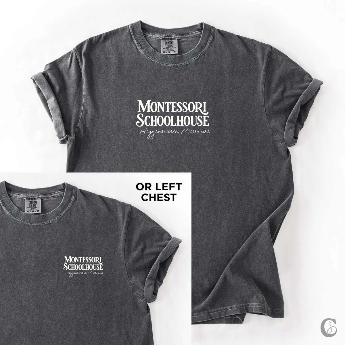 MONTESSORI CLASSIC TEE | GRAY WASH