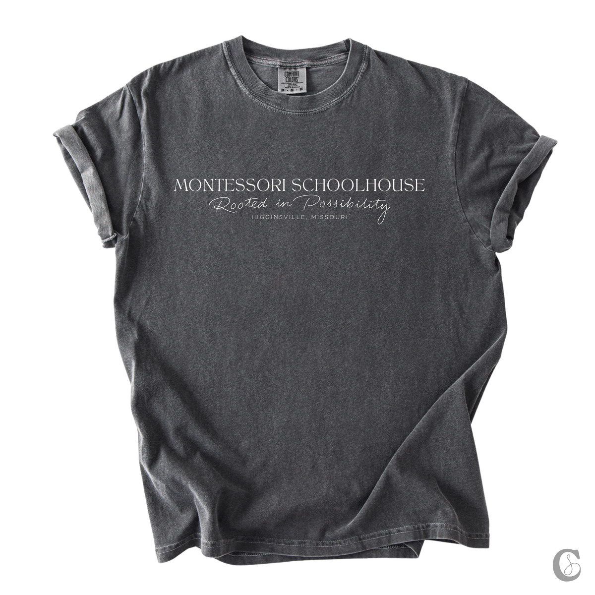 ROOTED IN POSSIBILITY TEE | GRAY WASH