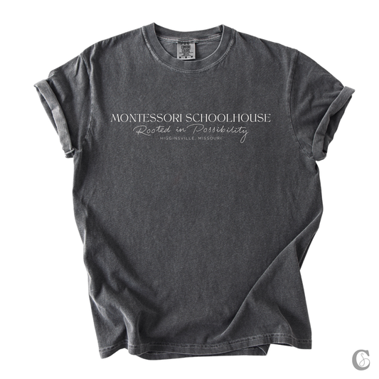 ROOTED IN POSSIBILITY TEE | GRAY WASH