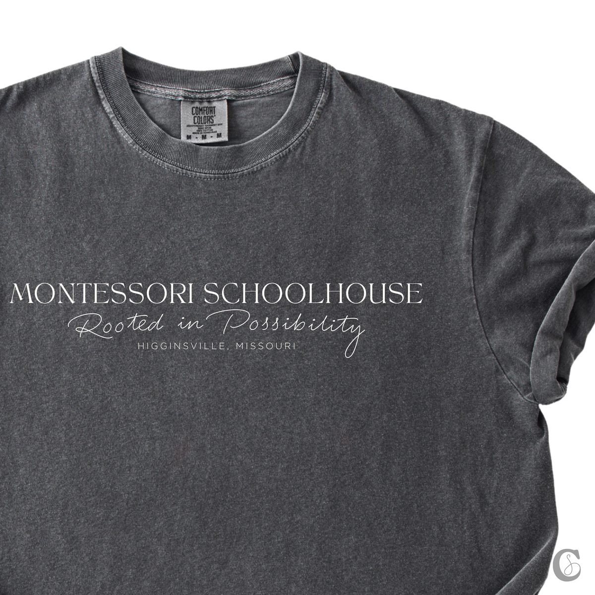 ROOTED IN POSSIBILITY TEE | GRAY WASH