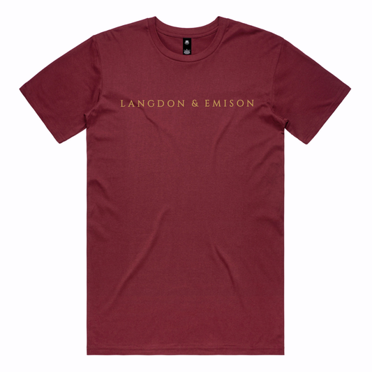 SIGNATURE BASIC TEE | MAROON
