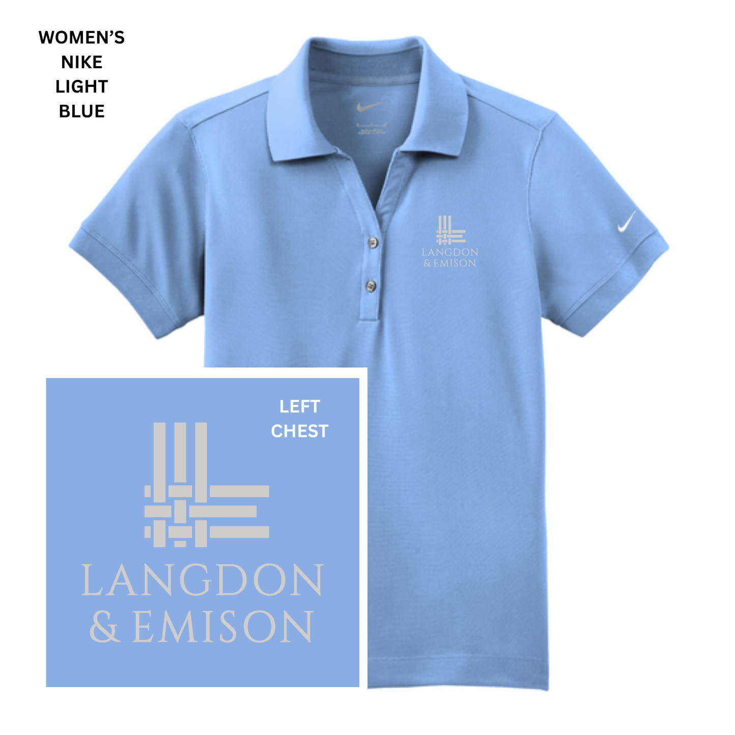 LEFT CHEST LOGO WOMEN'S POLO | NIKE