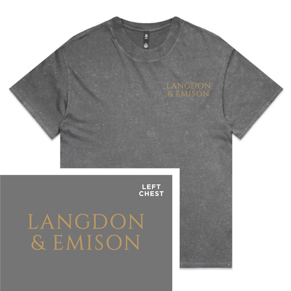 INTEGRITY STONE WASH TEE | COAL