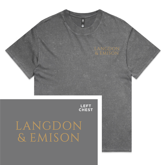 INTEGRITY STONE WASH TEE | COAL