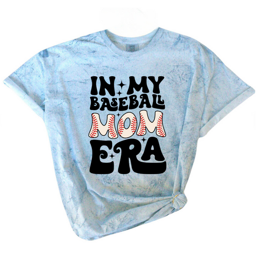 BASEBALL MOM ERA COLORBLAST TEE