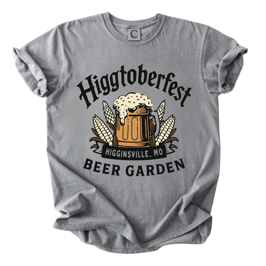 HIGGTOBERFEST LARGE LOGO TEE | GREY