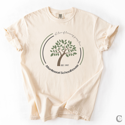 CIRCLE LOGO TEE | CREAM