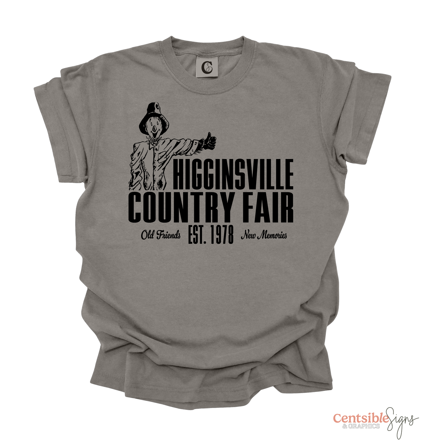 HIGG COUNTRY FAIR TEE | GREY