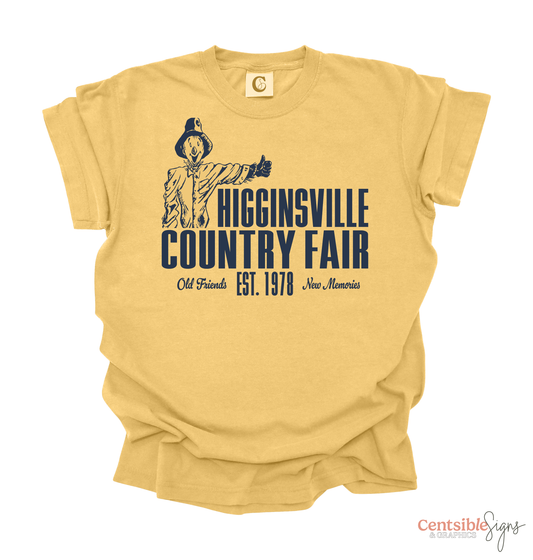 HIGG COUNTRY FAIR TEE | MUSTARD
