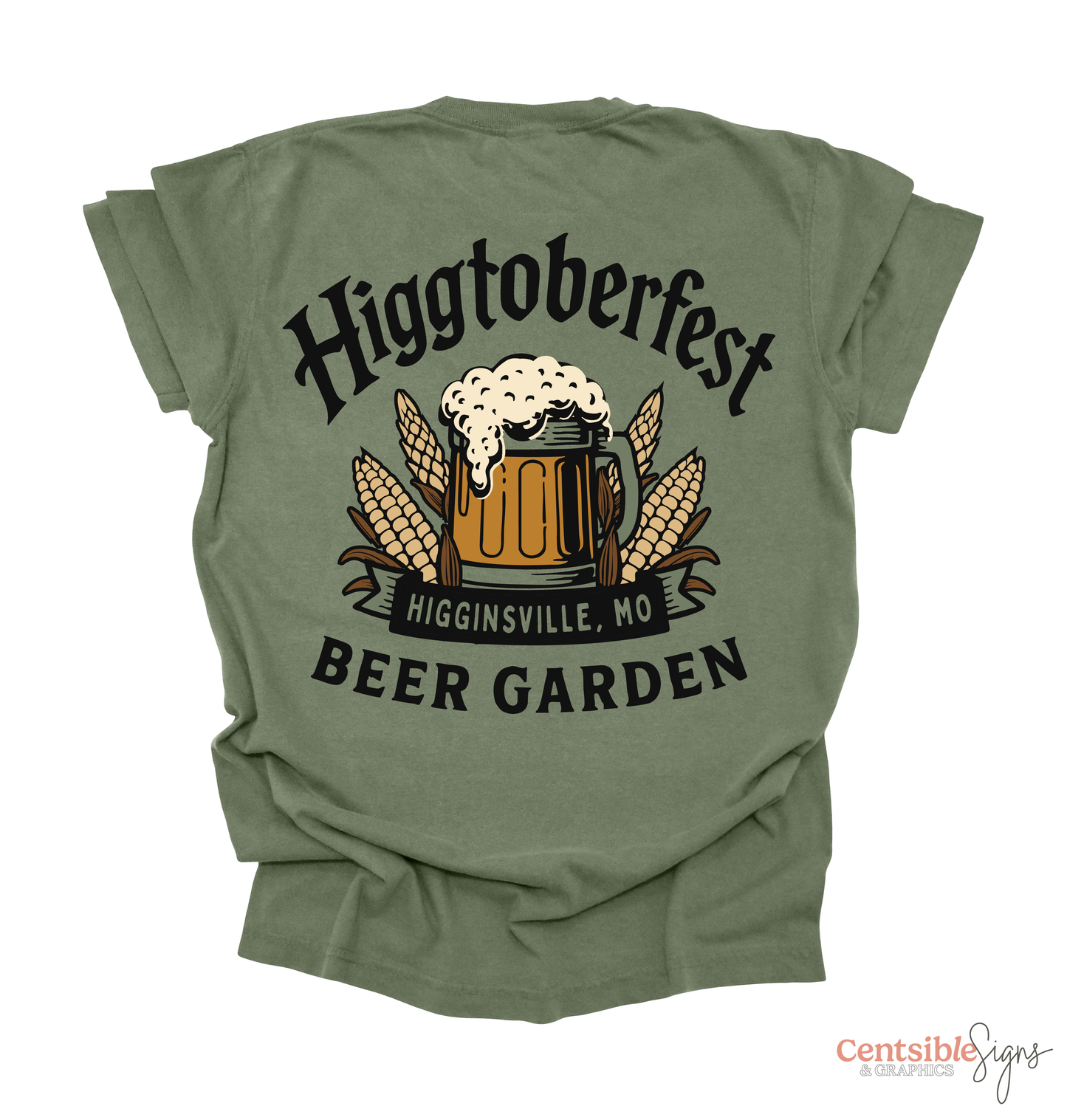 HIGGTOBERFEST 2 SIDED TEE | MOSS