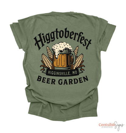 HIGGTOBERFEST 2 SIDED TEE | MOSS