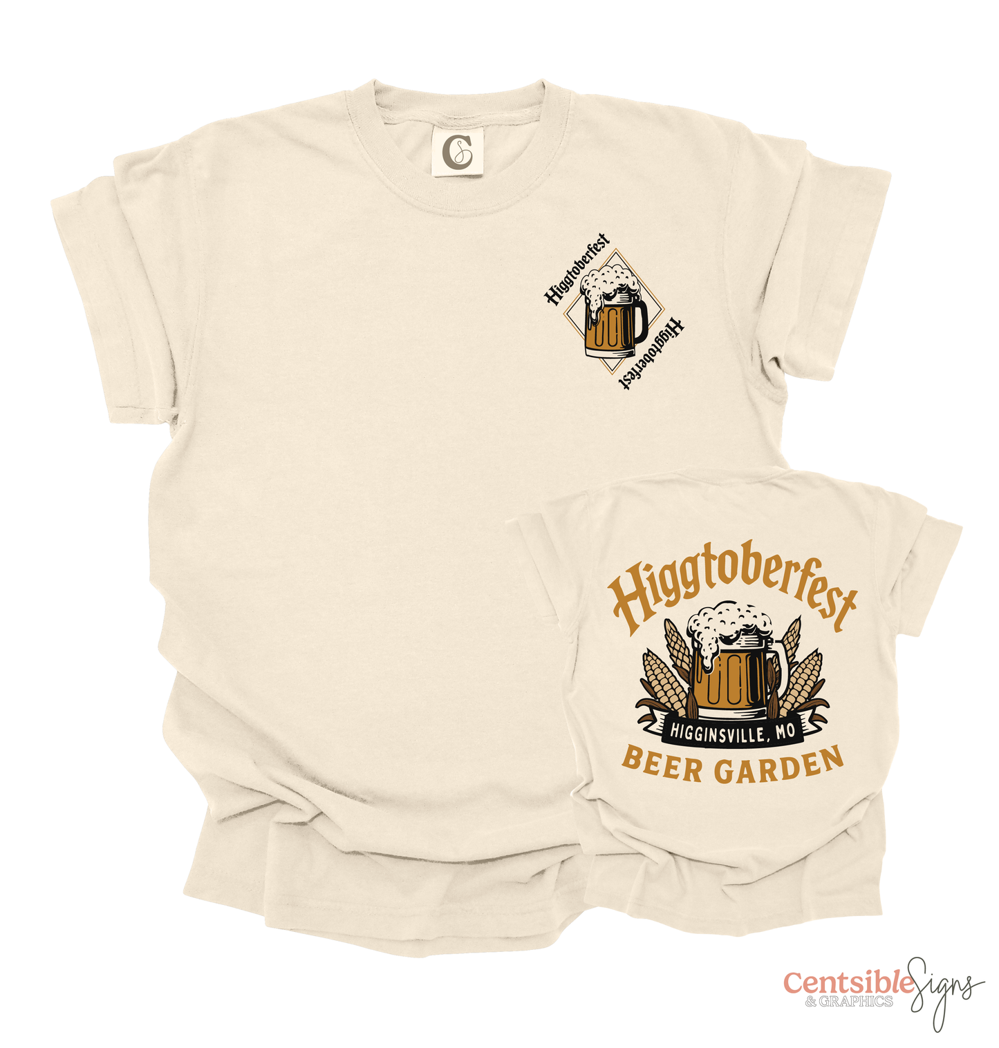 HIGGTOBERFEST 2 SIDED TEE | IVORY