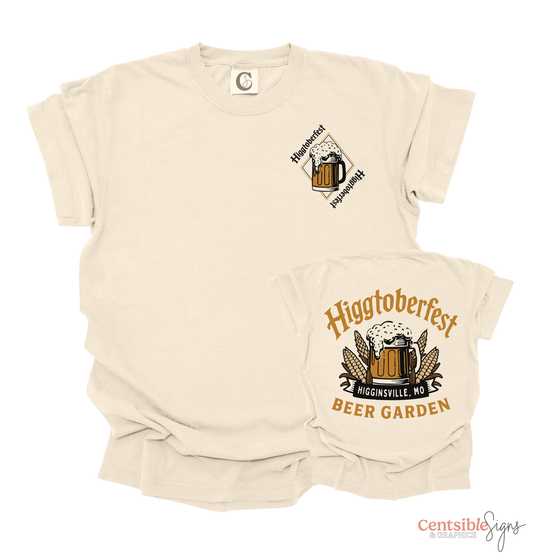 HIGGTOBERFEST 2 SIDED TEE | IVORY