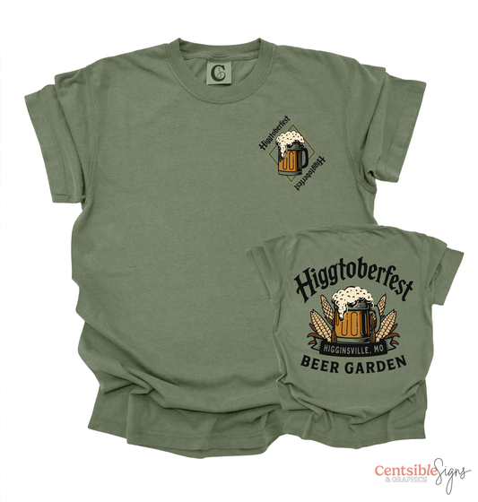 HIGGTOBERFEST 2 SIDED TEE | MOSS
