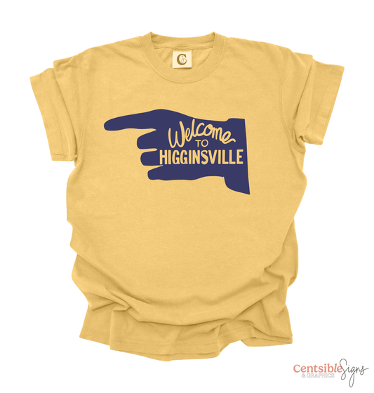 HIGG HAND TEE | MUSTARD