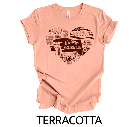 WELCOME TO HIGG TEE | TERRACOTTA