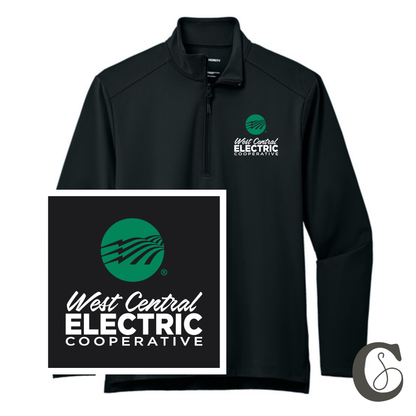 STACKED LOGO 1/4 ZIP | MENS