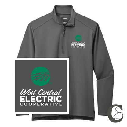 STACKED LOGO 1/4 ZIP | MENS