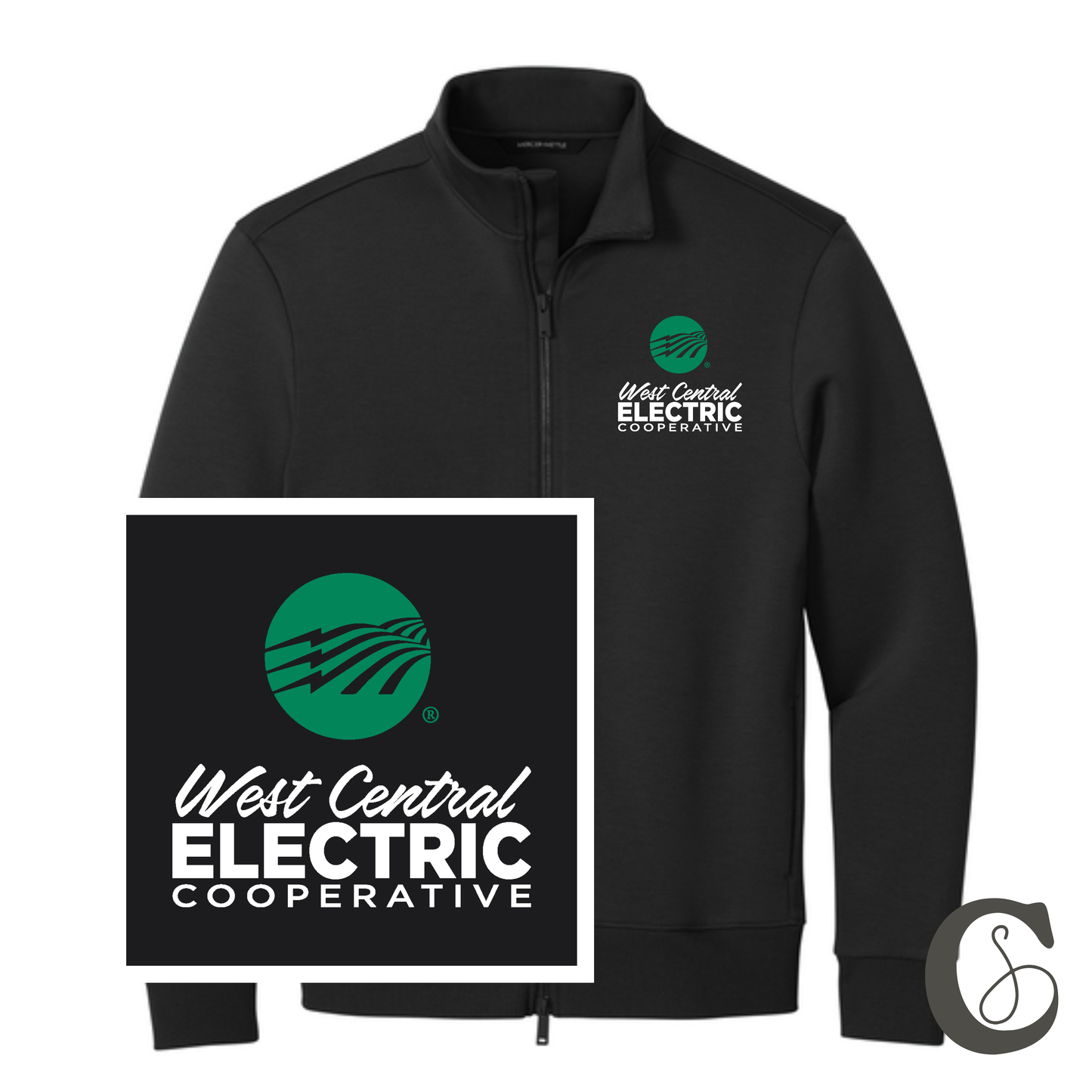 STACKED LOGO ZIP | MENS