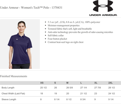 LEFT CHEST LOGO WOMEN'S POLO | UNDER ARMOUR