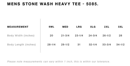 SIGNATURE STONE WASH TEE | BLACK